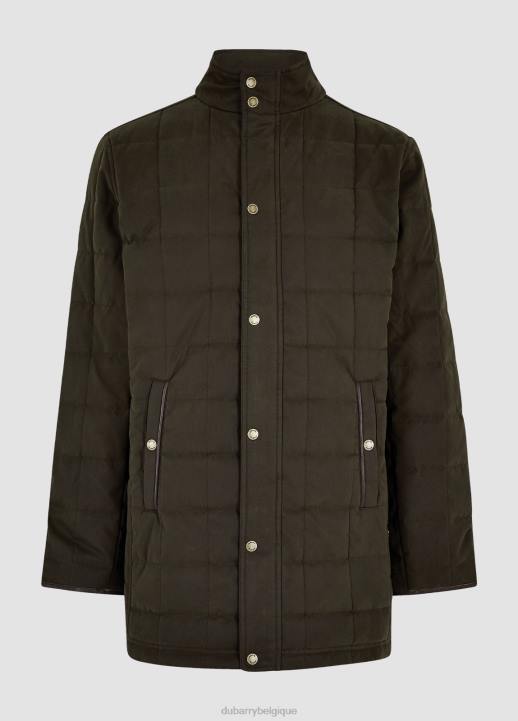 628F1000 vêtements vert-de-gris Dubarry Hommes veste matelassée Cashel