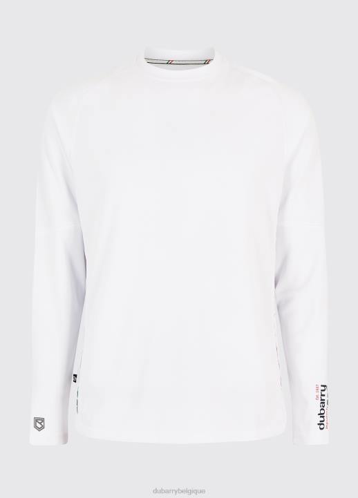 628F1006 vêtements blanc Dubarry Hommes ancône t-shirt à manches longues