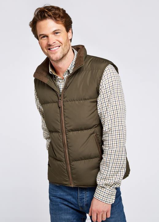 628F1012 vêtements olive Dubarry Hommes gilet en duvet graystown