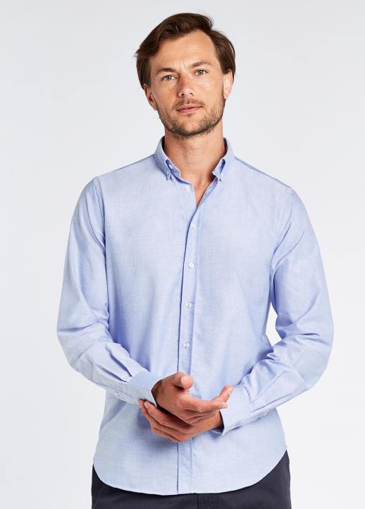 628F1020 vêtements bleu pâle Dubarry Hommes chemise oxford Castlecove