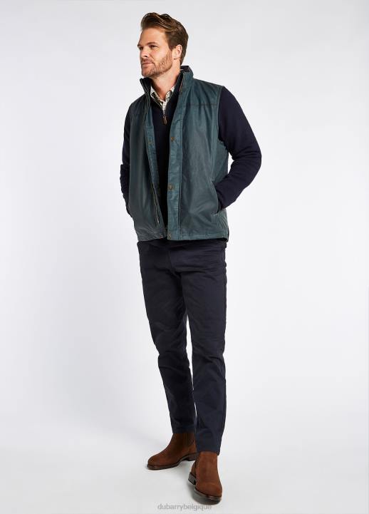 628F1021 vêtements caillou sombre Dubarry Hommes gilet wax éphémère