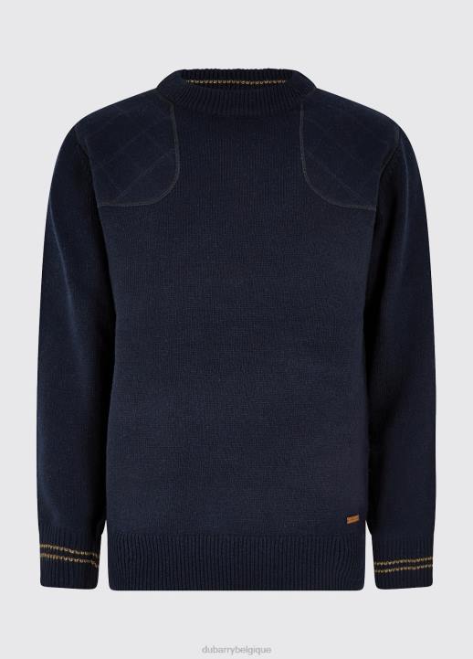 628F1023 vêtements marine Dubarry Hommes pull à col rond clarinbridge