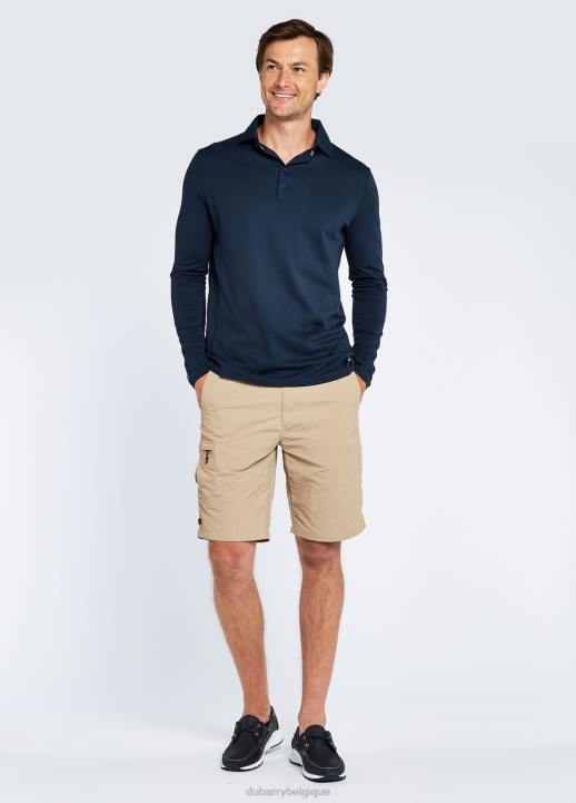 628F1028 vêtements marine Dubarry Hommes polo à manches longues Freshford