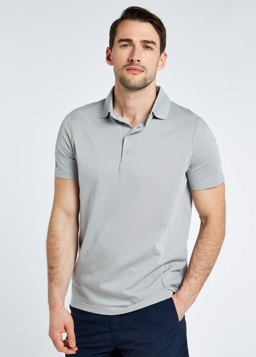 628F1030 vêtements platine Dubarry Hommes polo à manches courtes sorrente