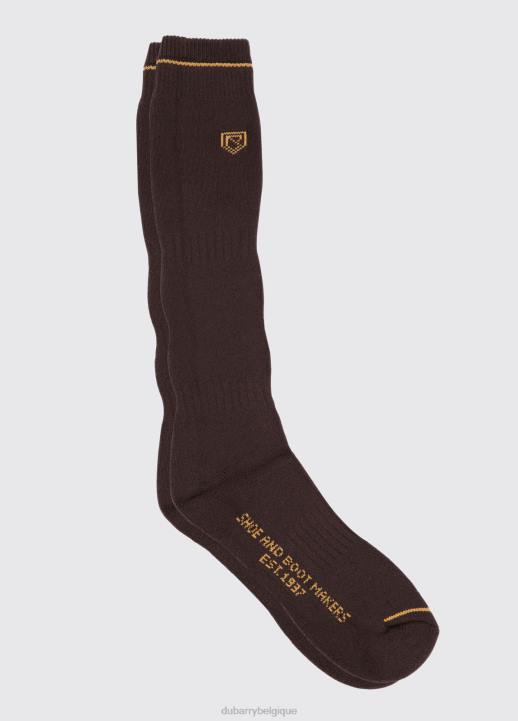 628F1037 accessoires brun Dubarry Hommes chaussettes à bottes longues