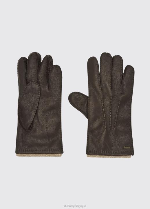 628F1046 accessoires acajou Dubarry Hommes gants en cuir Lisryan