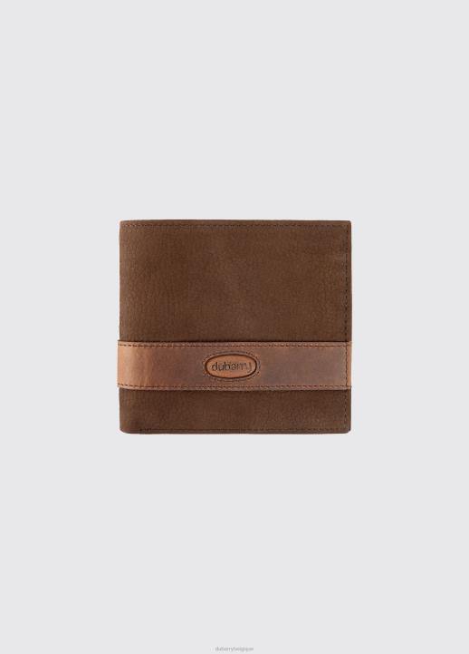 628F1048 accessoires noyer Dubarry Hommes portefeuille en cuir greffon