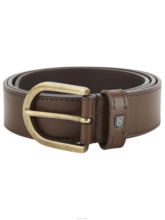 628F1050 accessoires brun Dubarry Hommes ceinture en cuir porthall