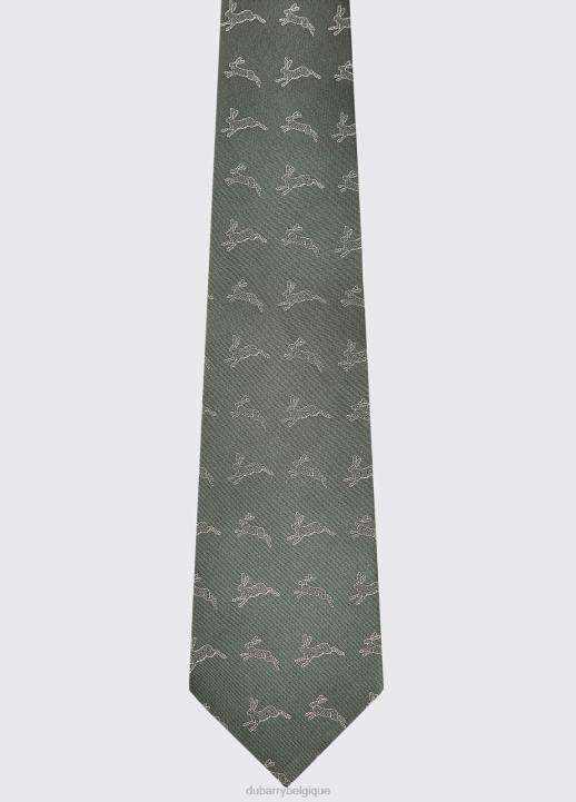 628F1053 accessoires olive Dubarry Hommes cravate en soie manquante