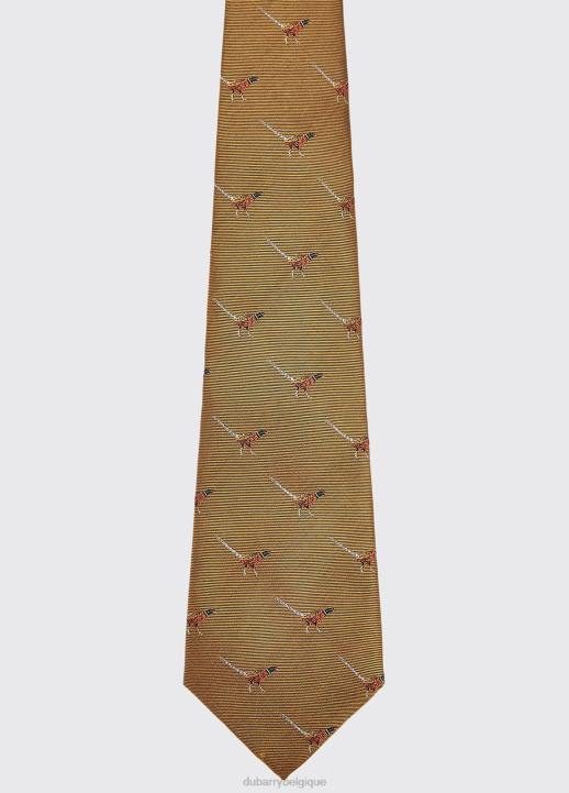 628F1056 accessoires or Dubarry Hommes cravate en soie folle