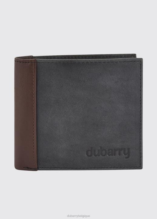 628F1061 accessoires noir marron Dubarry Hommes portefeuille en cuir rosmuc