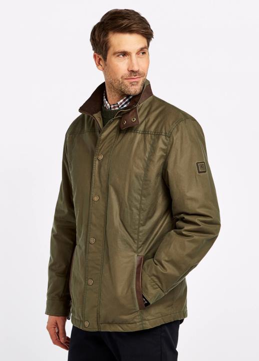 628F1082 vêtements vert sombre Dubarry Hommes veste cirée carrickfergus