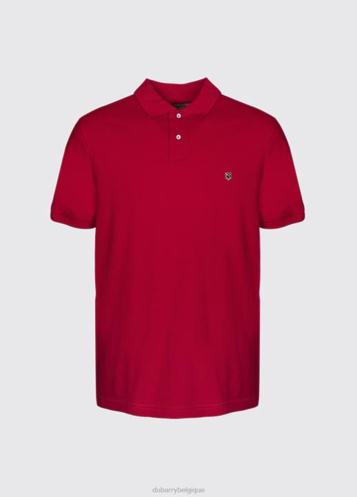 628F1109 vêtements rouge Dubarry Hommes polo banbridge