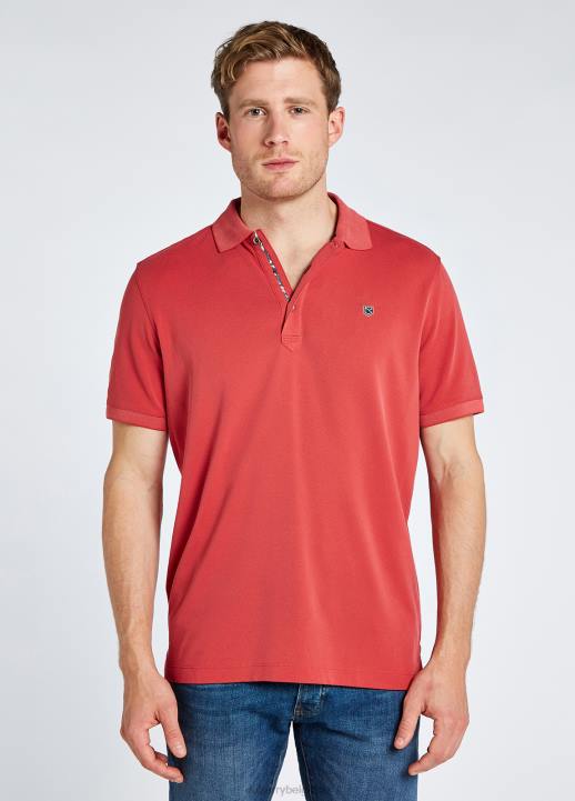 628F1119 vêtements rouge Dubarry Hommes polo ormsby