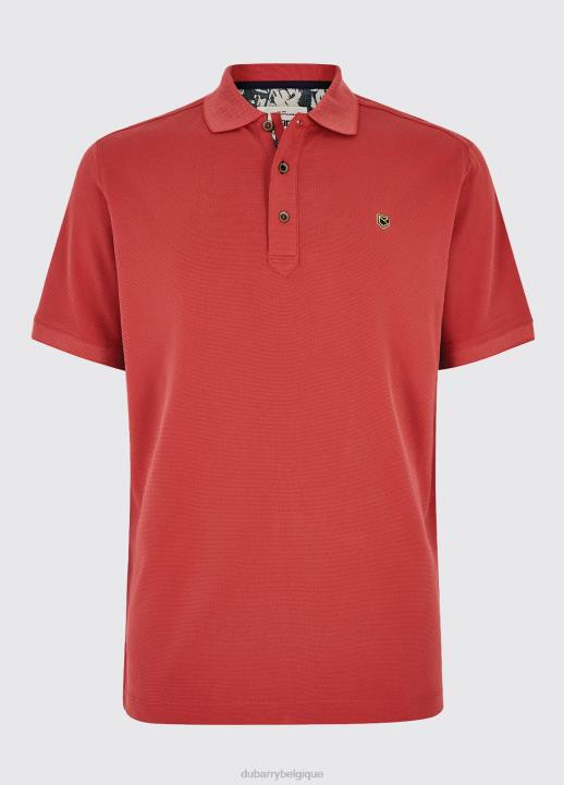 628F1119 vêtements rouge Dubarry Hommes polo ormsby