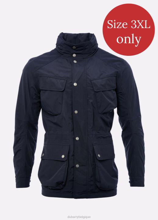 628F1150 vêtements marine Dubarry Hommes veste imperméable thornton