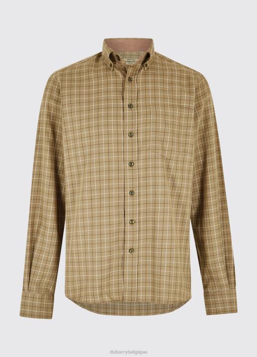628F1161 vêtements vert sombre Dubarry Hommes chemise à carreaux hollymount