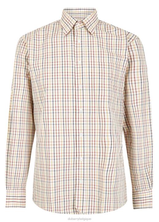 628F1164 vêtements merlot multi Dubarry Hommes chemise baylin