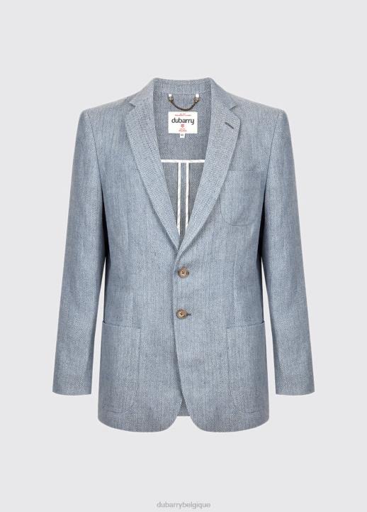 628F1174 vêtements bleu Dubarry Hommes blazer en lin glen