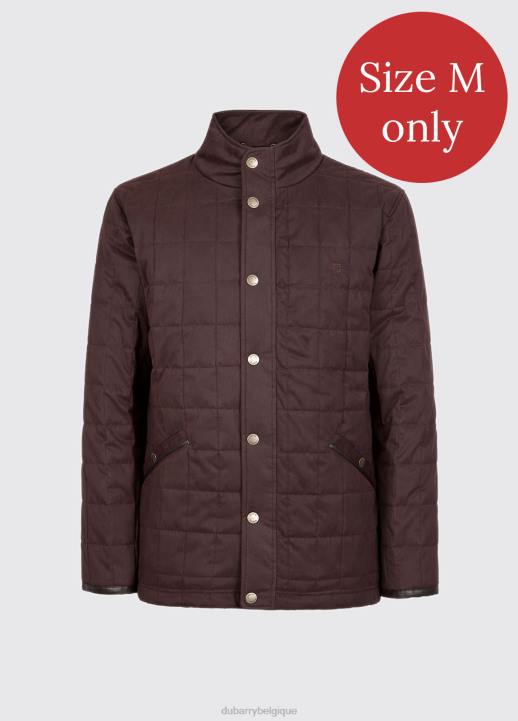 628F1180 vêtements châtaigne Dubarry Hommes veste matelassée Beckett