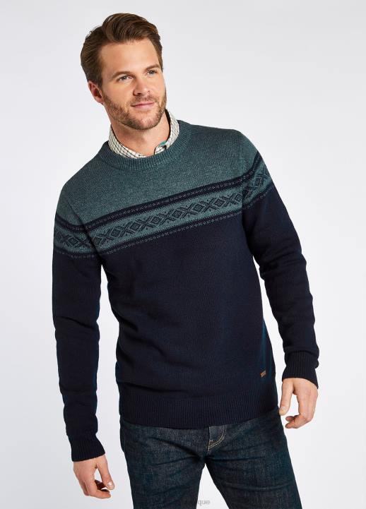 628F1188 vêtements marine Dubarry Hommes pull longley à col rond