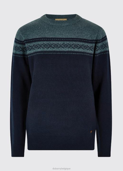 628F1188 vêtements marine Dubarry Hommes pull longley à col rond