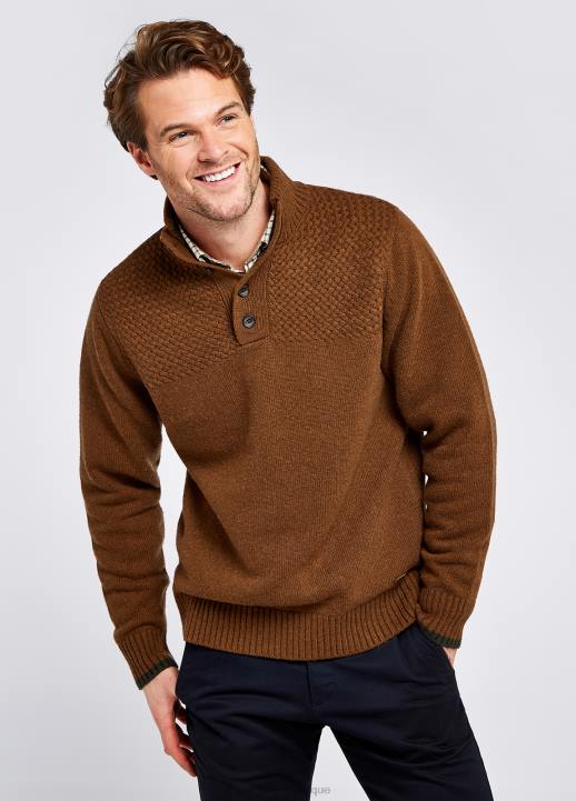 628F1192 vêtements noix de muscade Dubarry Hommes pull tricoté en bois rond