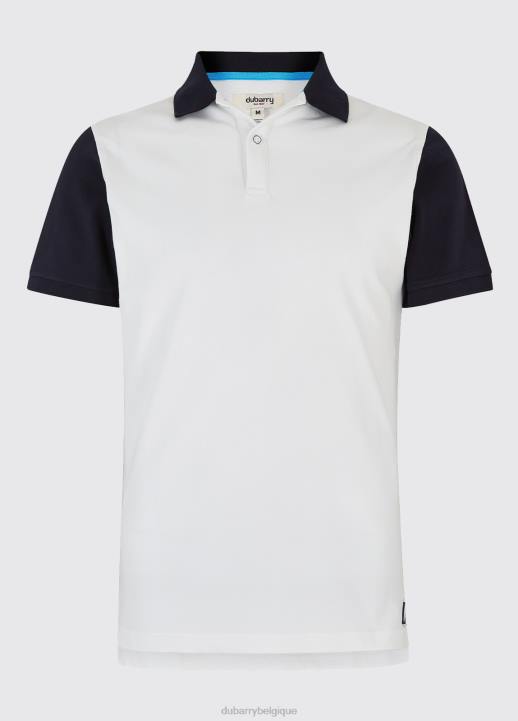 628F1197 vêtements blanc Dubarry Hommes polo prendergast