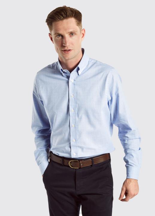 628F1211 vêtements bleu Dubarry Hommes chemise glasnevin
