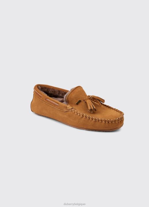 628F123 chaussure sable Dubarry femmes pantoufle mocassin rosslare