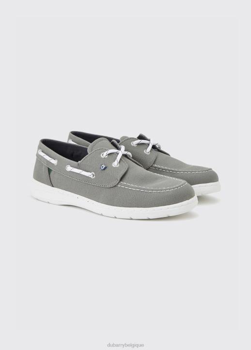 628F124 chaussure kaki Dubarry femmes chaussure pont en toile biarritz