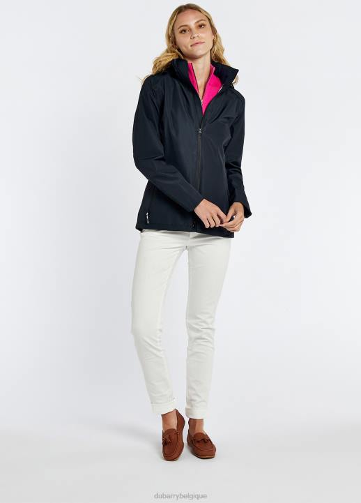628F129 vêtements marine Dubarry femmes veste imperméable garryvoe
