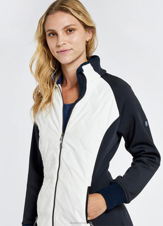 628F133 vêtements blanc multicolore Dubarry femmes veste de performance ferndale