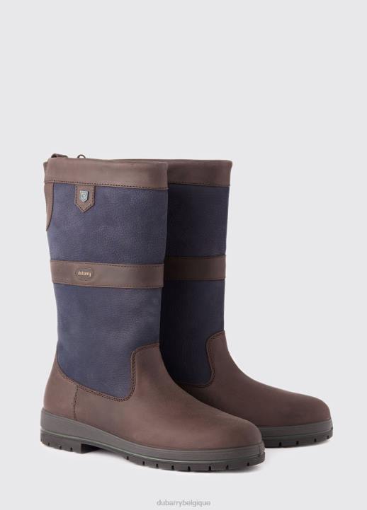 bleu marine/marron