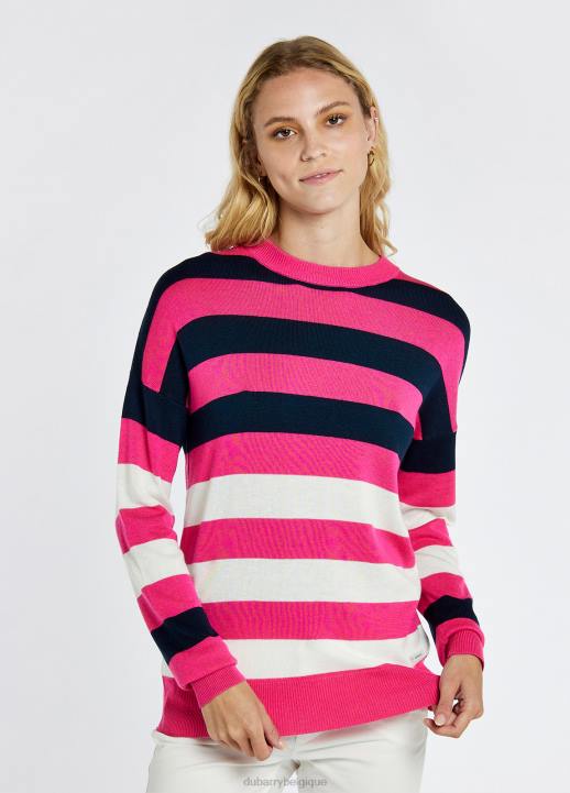 628F146 vêtements cerise Dubarry femmes pull à col rond aranmore