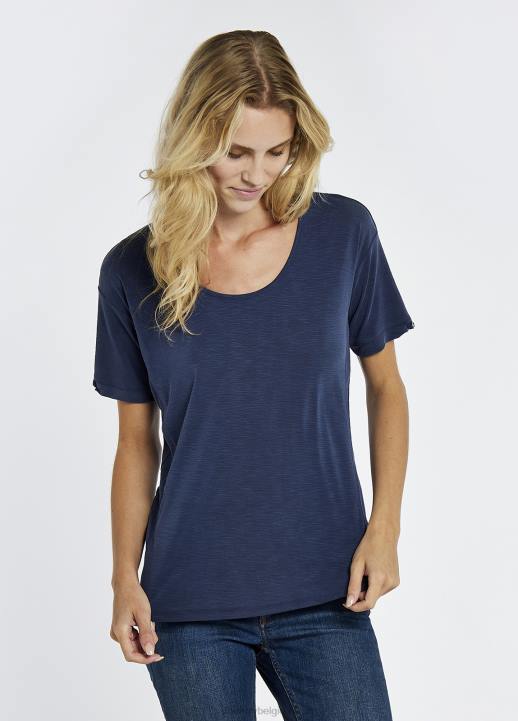 628F155 vêtements marine Dubarry femmes Cloyne - Top à manches courtes