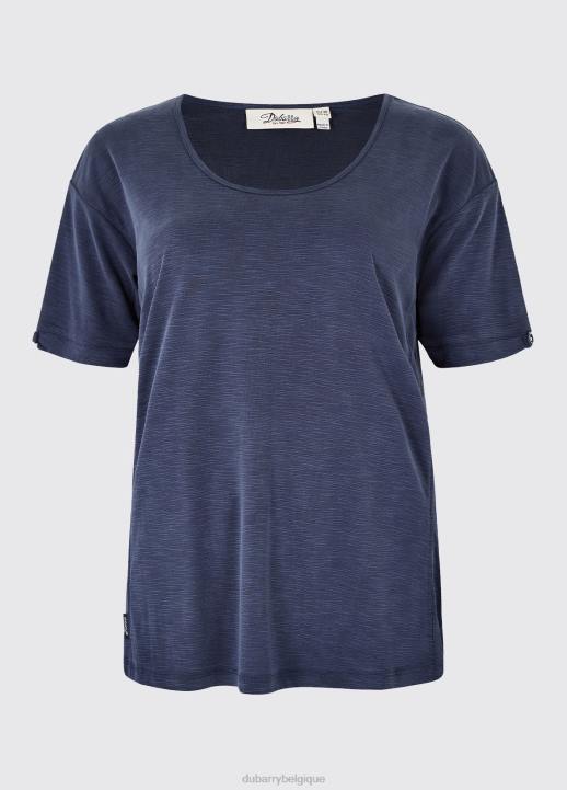 628F155 vêtements marine Dubarry femmes Cloyne - Top à manches courtes