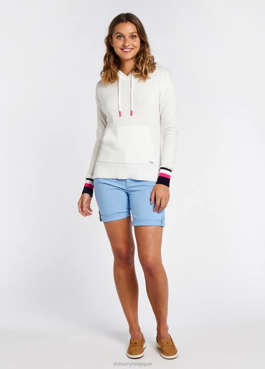 628F161 vêtements blanc Dubarry femmes sweat à capuche burncourt