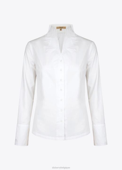 628F176 vêtements blanc Dubarry femmes chemise perce-neige