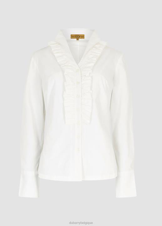 628F184 vêtements blanc Dubarry femmes chemise hortensia