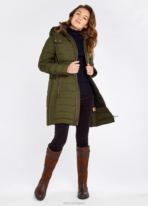 628F185 vêtements olive Dubarry femmes veste matelassée Ballybrophy