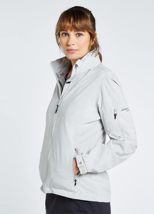 628F189 vêtements platine Dubarry femmes veste ras du cou corfou