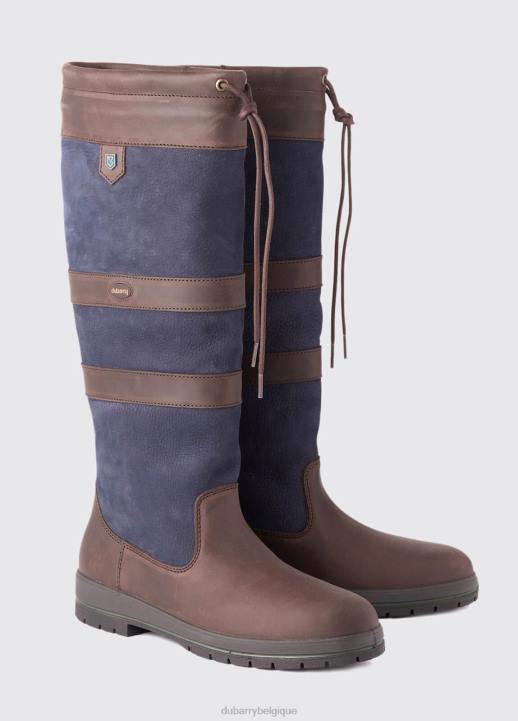 bleu marine/marron