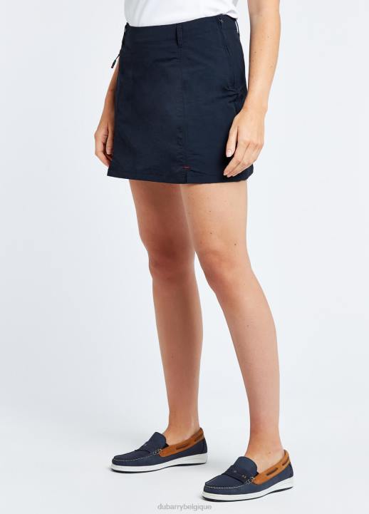628F201 vêtements marine Dubarry femmes jupe-short corsica
