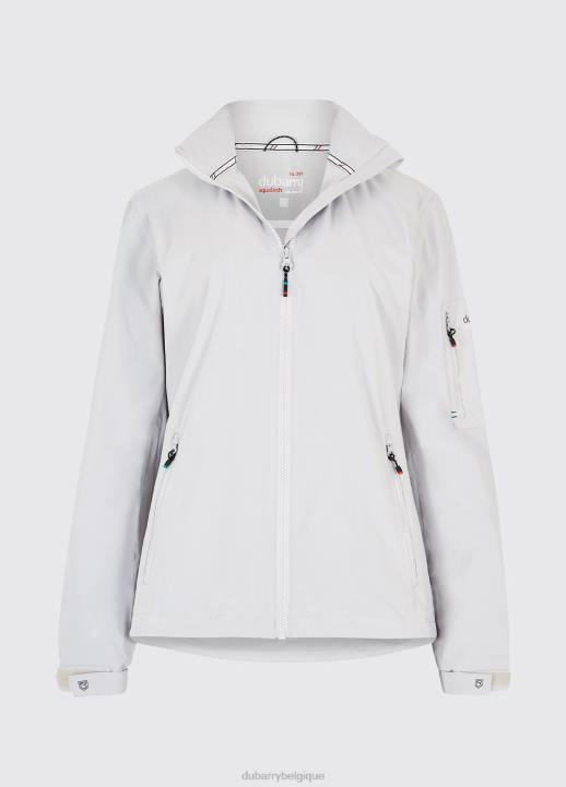 628F204 vêtements platine Dubarry femmes veste ras du cou doublée en polaire livorno