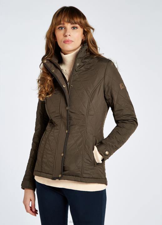 628F205 vêtements olive Dubarry femmes veste matelassée camlodge