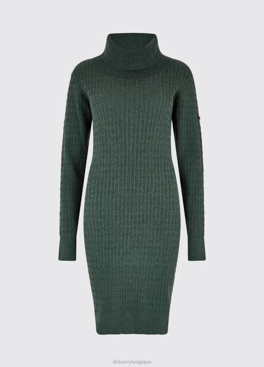 628F213 vêtements vert-de-gris Dubarry femmes robe ajustée raheen