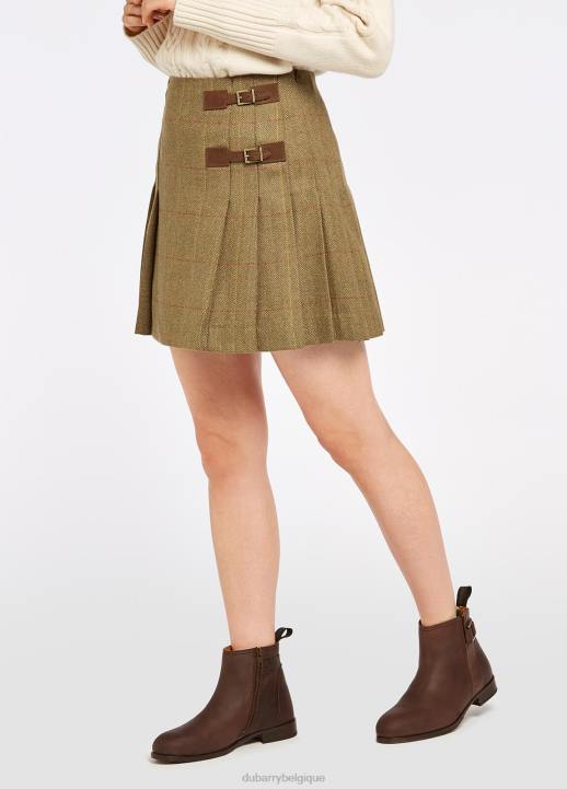 628F216 vêtements orme Dubarry femmes jupe en tweed à fleurs
