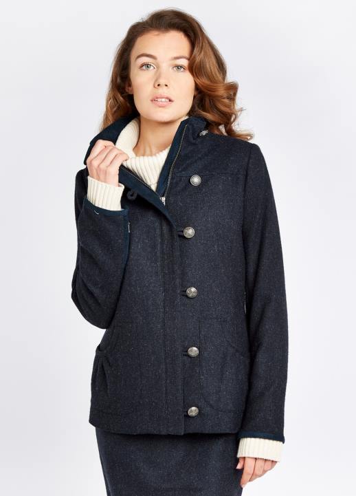 628F217 vêtements marine Dubarry femmes veste en tweed fougère