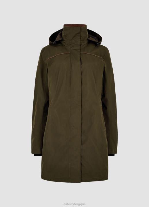 628F219 vêtements olive Dubarry femmes manteau de voyage beaufort
